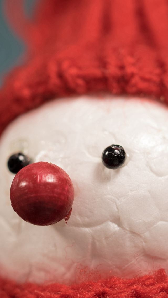 640x1136 Snowman Hat Figure Scarf - snowman iPhone Wallpaper