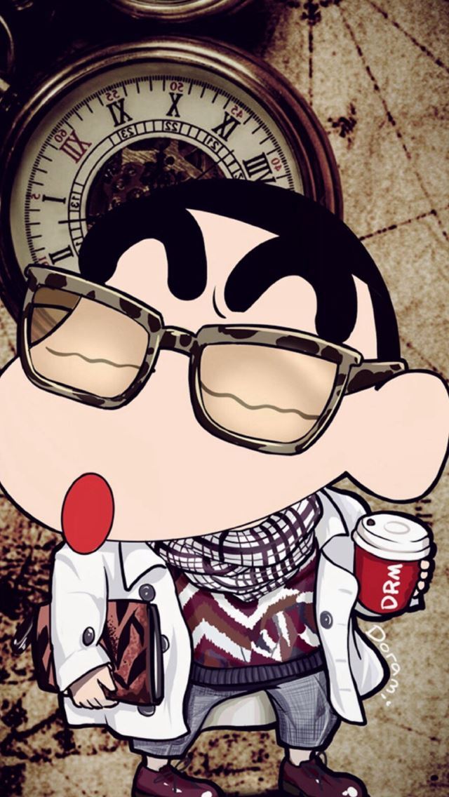 640x1136 Crayon Shin Chan Cute Cartoon -  iPhone Wallpaper