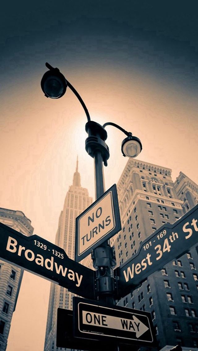 640x1136 City Skyscraper Buildings Directions  - buildings iPhone Wallpaper