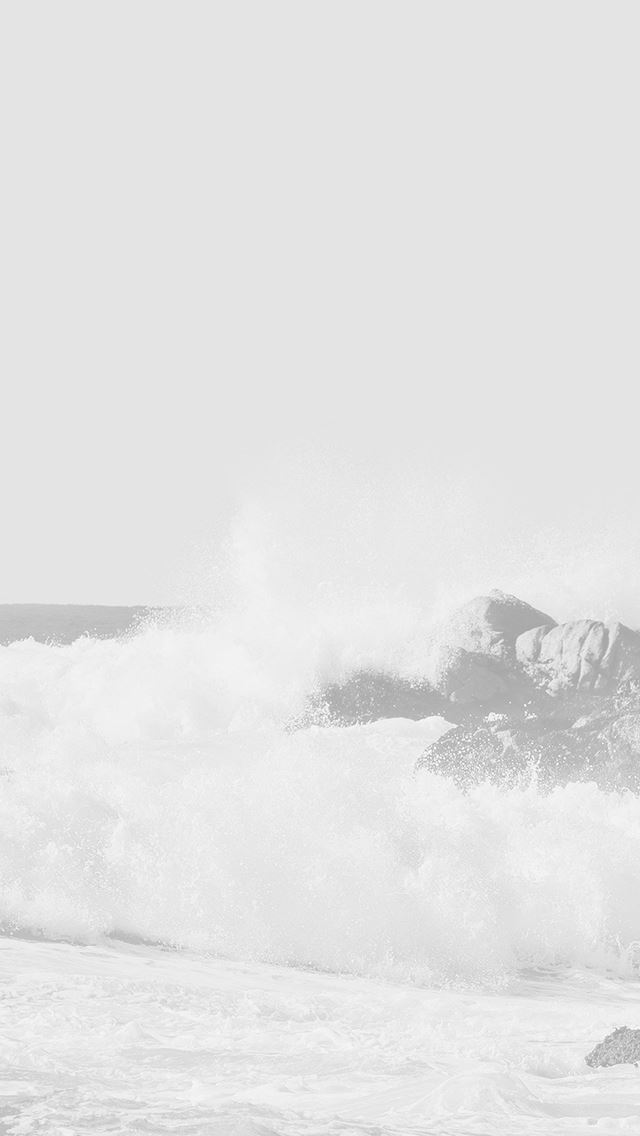 640x1136 Wave Sea Nature Water Cool White - cool iPhone Wallpaper