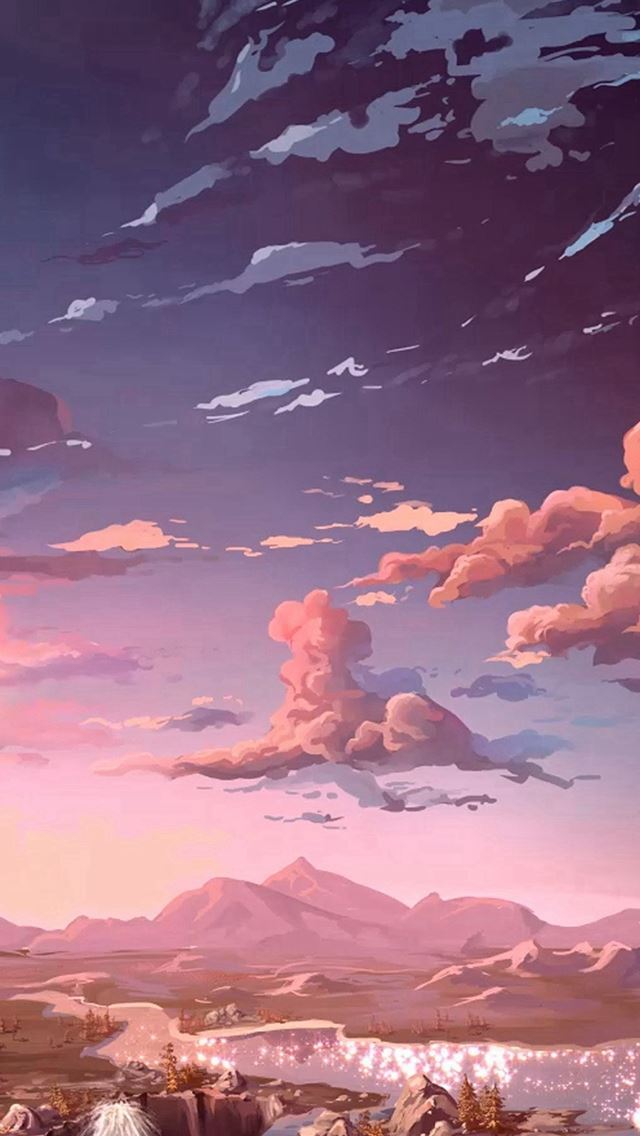 640x1136 Nature Anime Art Sea Art -  iPhone Wallpaper