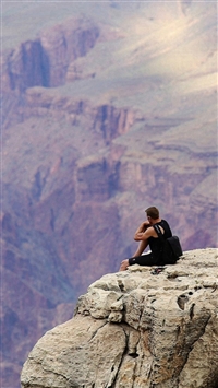 Colorado Grand Canyon Lonely Man Mountain Top wallpaper