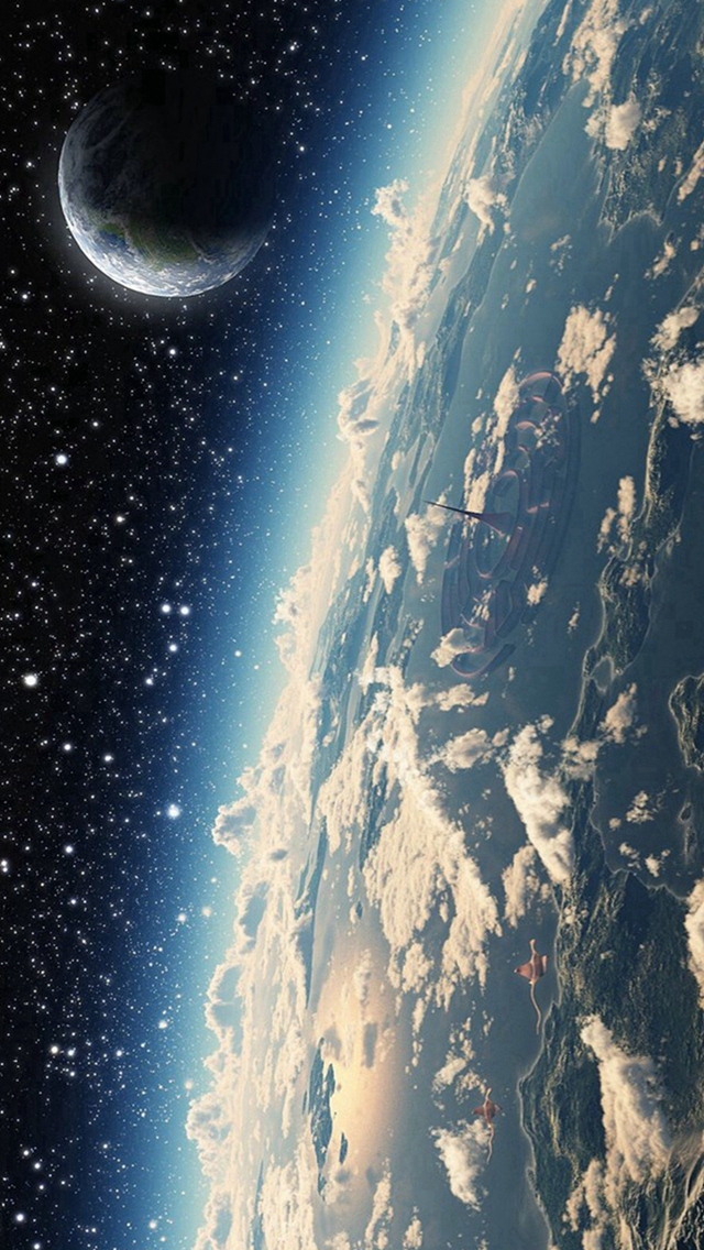Space Cosmos Planet Star iPhone wallpaper 