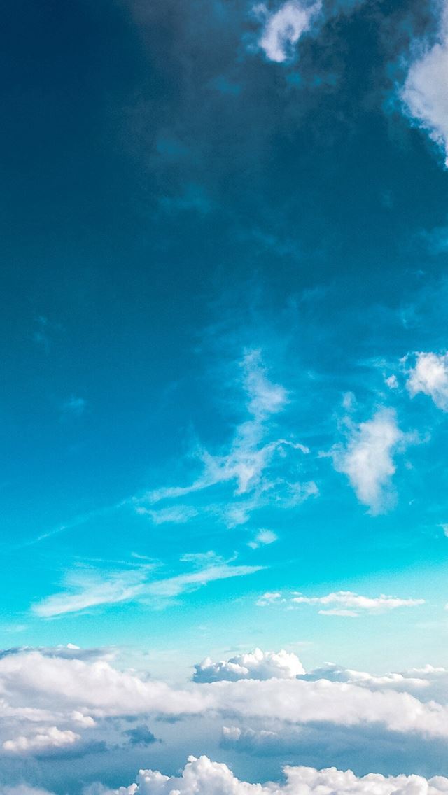 640x1136 Sky Cloud Fly Blue Summer Sunny - skyscape iPhone Wallpaper