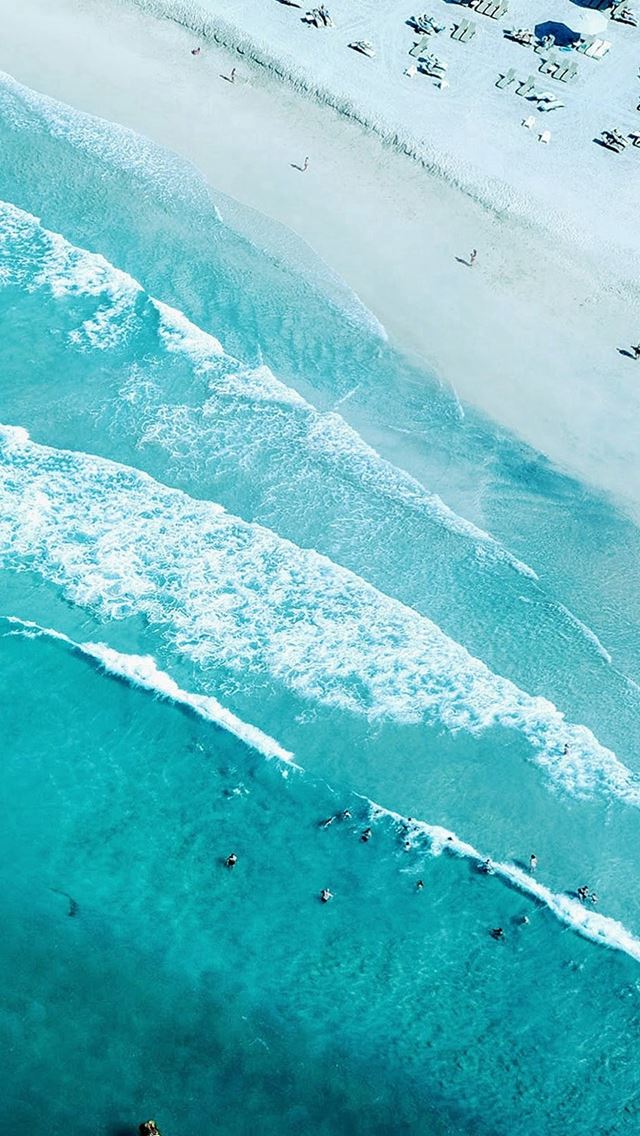 640x1136 Vacation Ocean View Top Summer Green - vacation iPhone Wallpaper