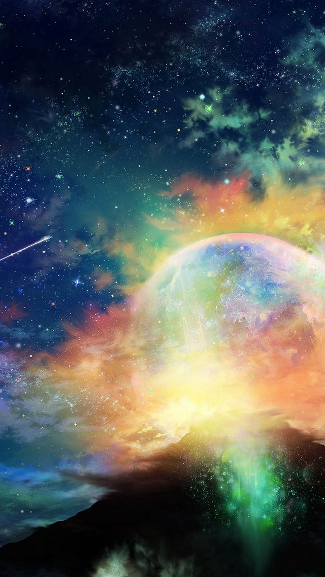 640x1136 Amazing Night Sky Dark Star Space - skyscape iPhone Wallpaper
