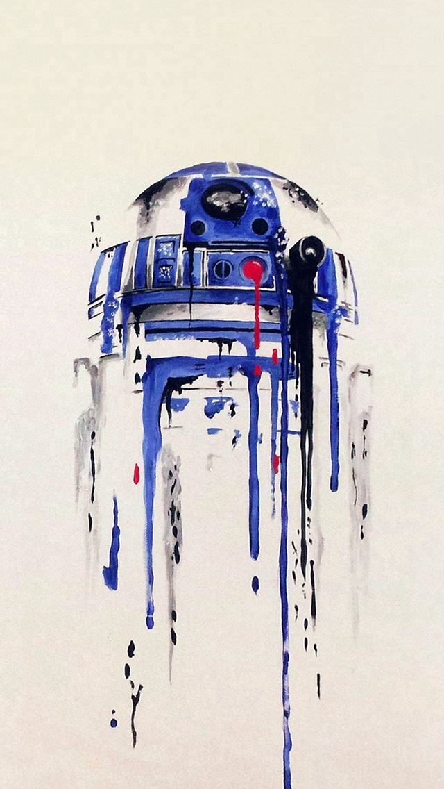 640x1136 Minimal Painting Starwars Art Illustration - simple iPhone Wallpaper