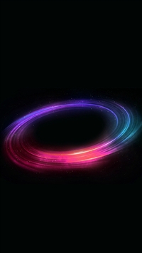 Space Magic Circle Red Art Pattern wallpaper