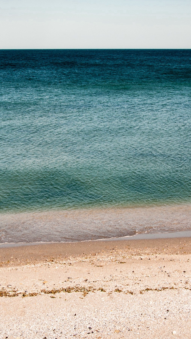 Ocean Sea Beach Green Water iPhone Wallpapers Free Download
