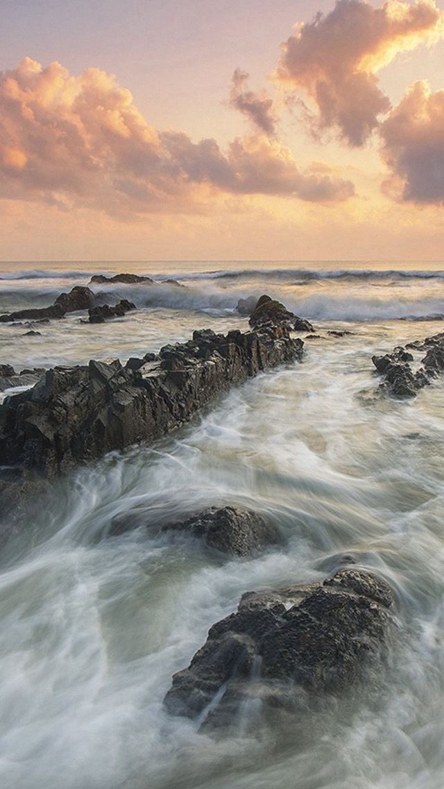 640x1136 Sea Ocean Water Sunset Nature - wonderful iPhone Wallpaper