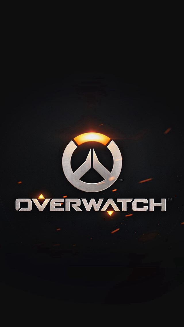 640x1136 Overwatch Logo Simple Game Art Illustration Dark - overwatch iPhone Wallpaper
