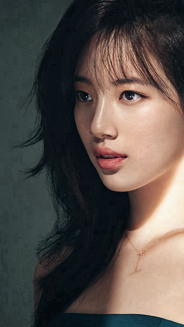 640x1136 Suji Kpop Girl Green - shadow iPhone Wallpaper