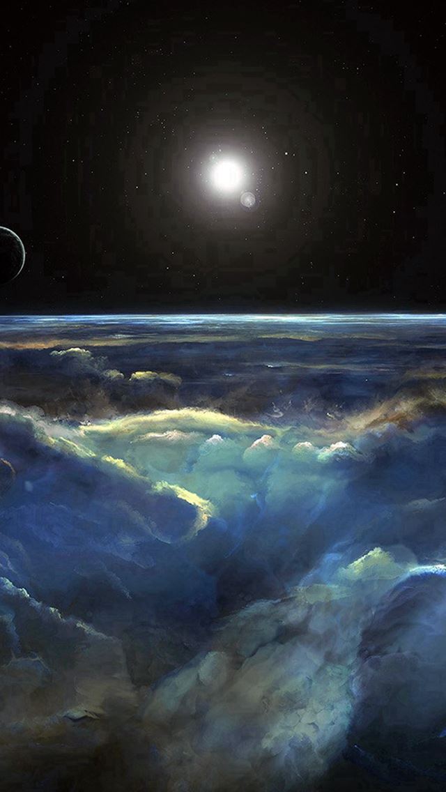 640x1136 Space View Art Iillust Dark - skyscape iPhone Wallpaper
