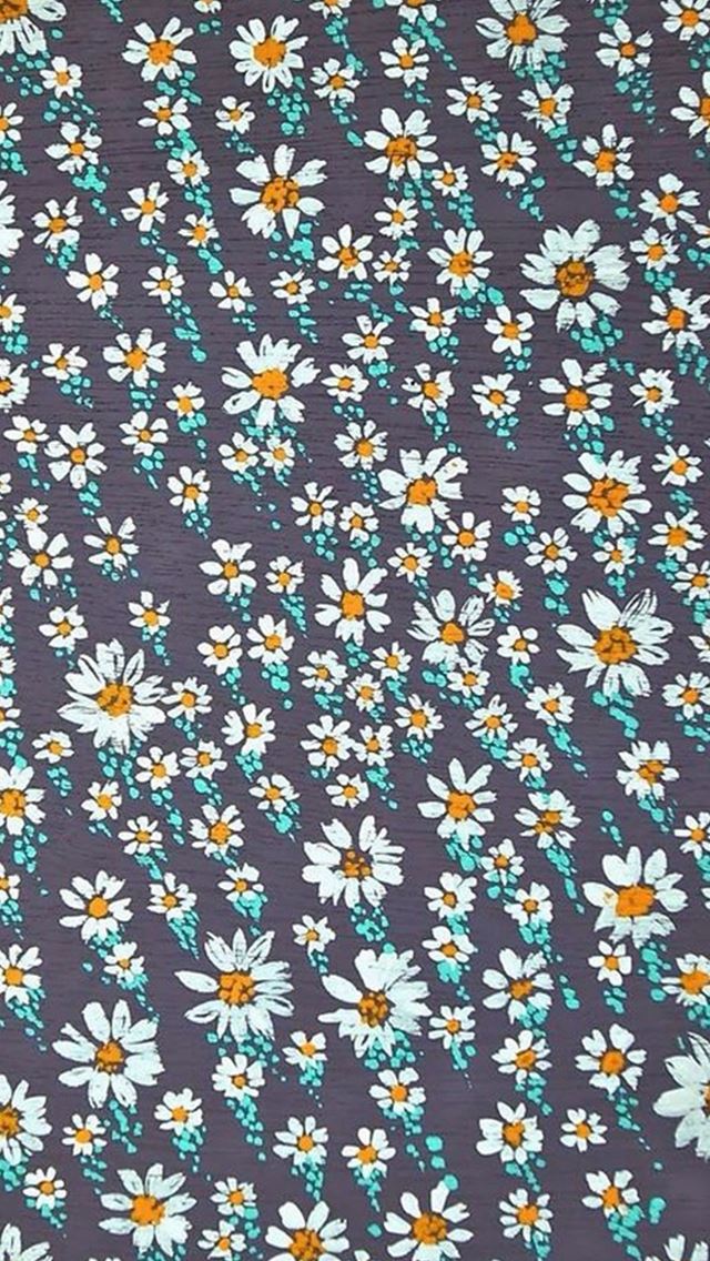 640x1136 Summer Flowers Pattern - floral iPhone Wallpaper