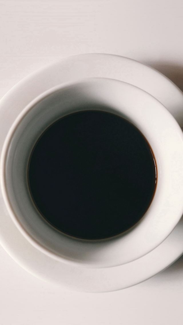 640x1136 Cup Coffee Simple Minimal Art -  iPhone Wallpaper