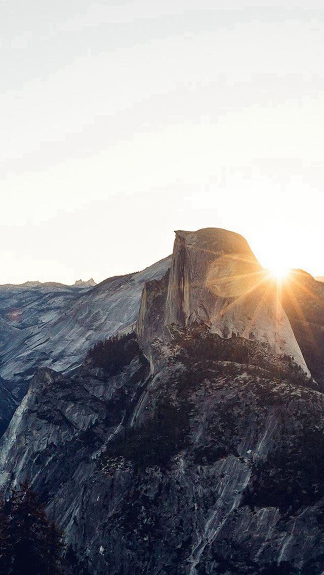 640x1136 Mountain Sunshine Rock Wood Nature - wood iPhone Wallpaper