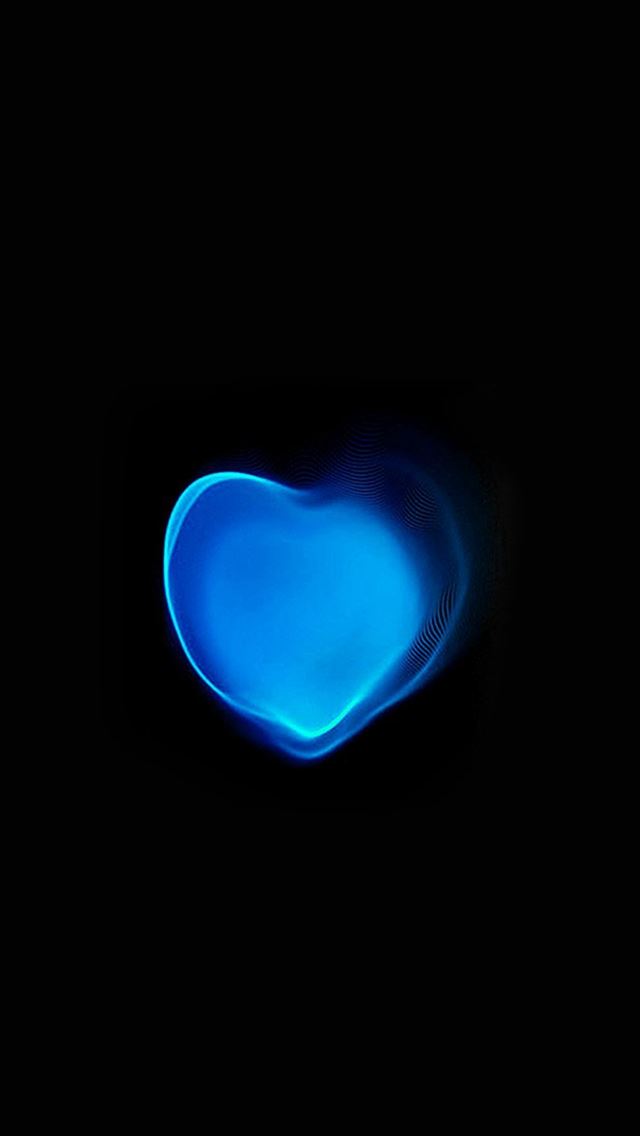 640x1136 Love Applewatch Art Blue Illust Dark - Lockscreen iPhone Wallpaper