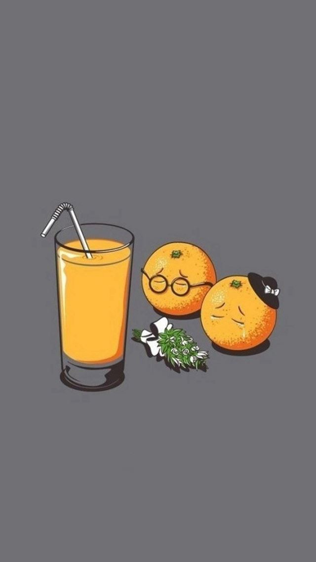 640x1136 Orange Juice Funeral Funny - Lockscreen iPhone Wallpaper
