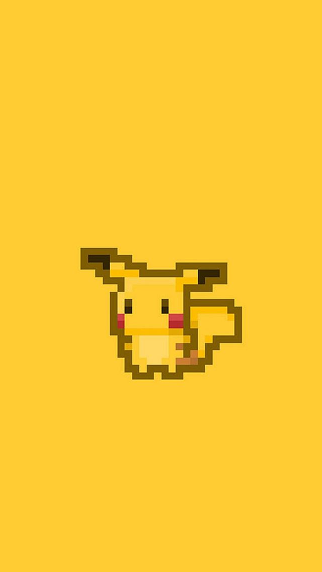 640x1136 Pikachu Pokemon Pixel Art - pokemon iPhone Wallpaper