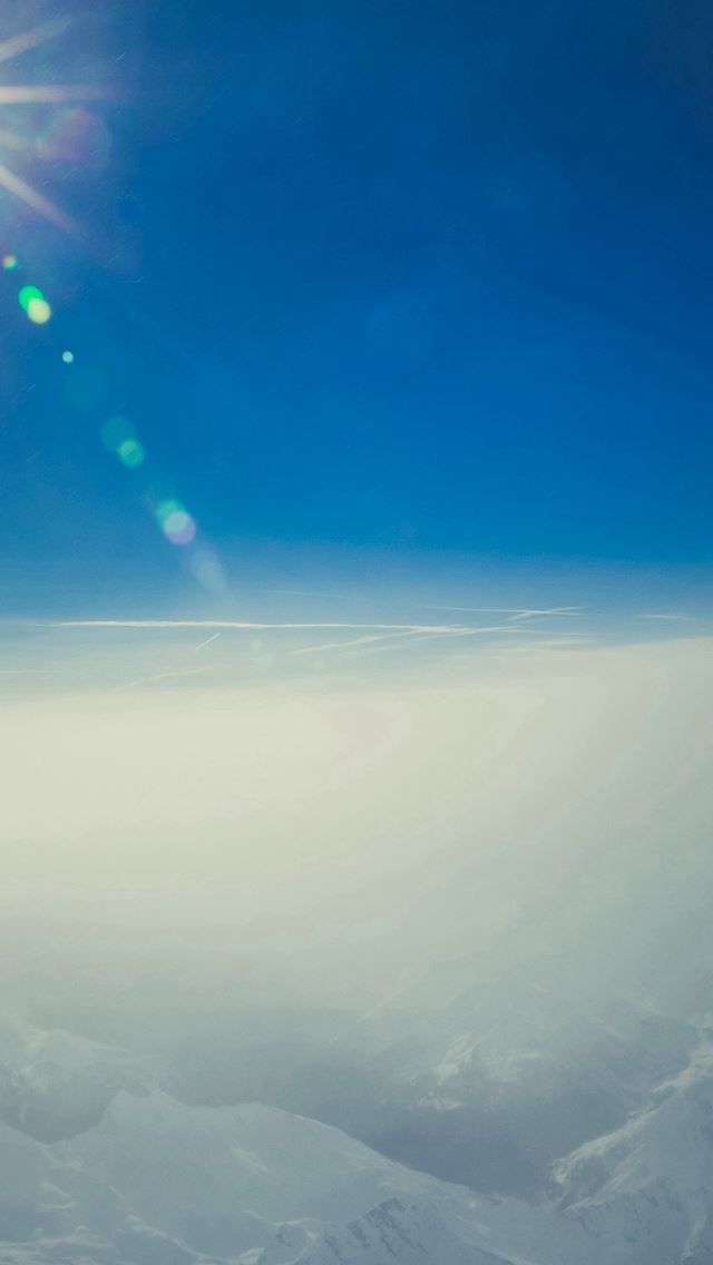 640x1136 Sky Fly Cloud Blue Sunny - clouds iPhone Wallpaper