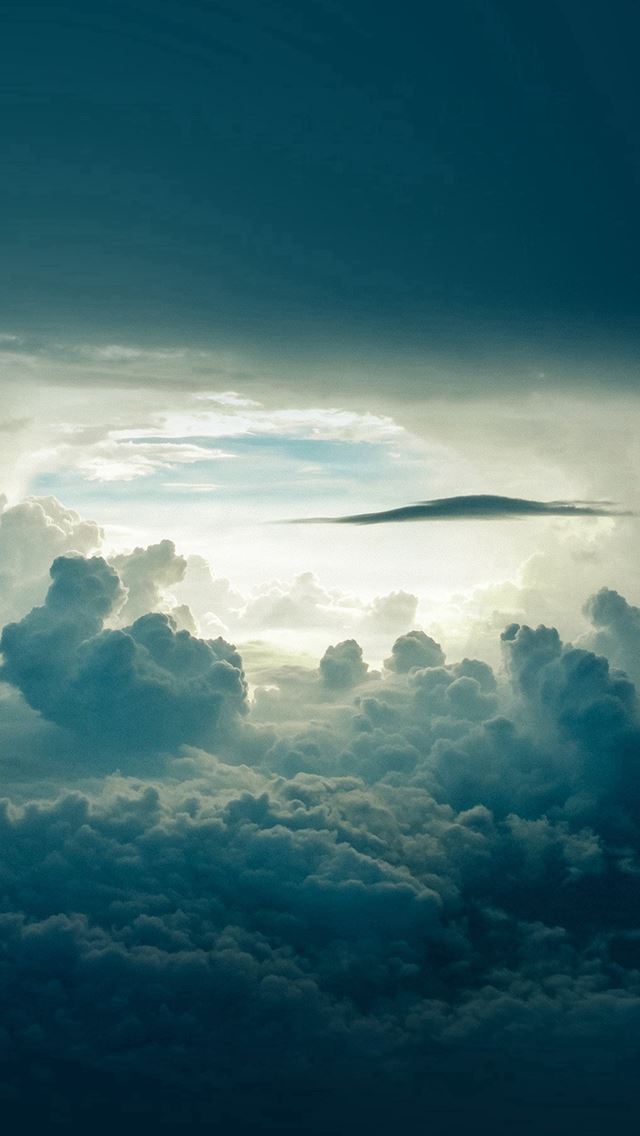 640x1136 Sky Cloud Blue Nature Summer - clouds iPhone Wallpaper