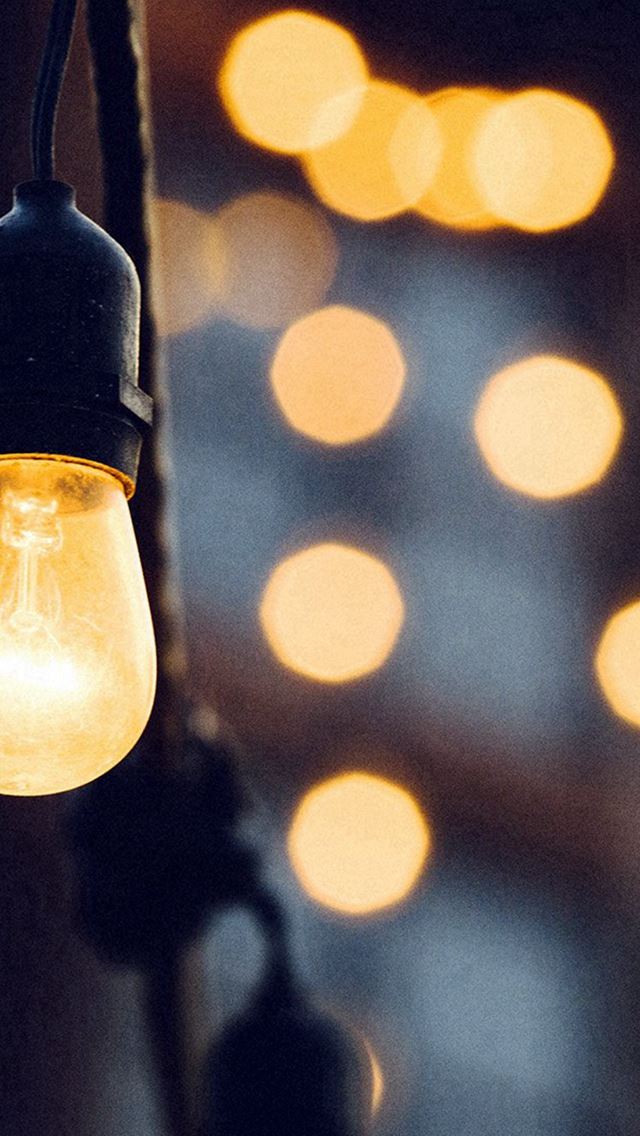 640x1136 Light Bokeh Art City Living Home Dark - yellow iPhone Wallpaper