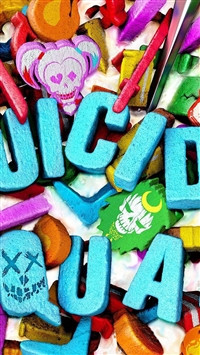 Suicide Squad Corn Meal Food Art Illustration wallpaper