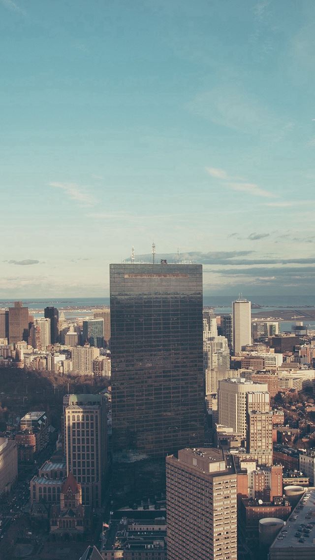 640x1136 City Scape Building Road Sky Cloud - buildings iPhone Wallpaper