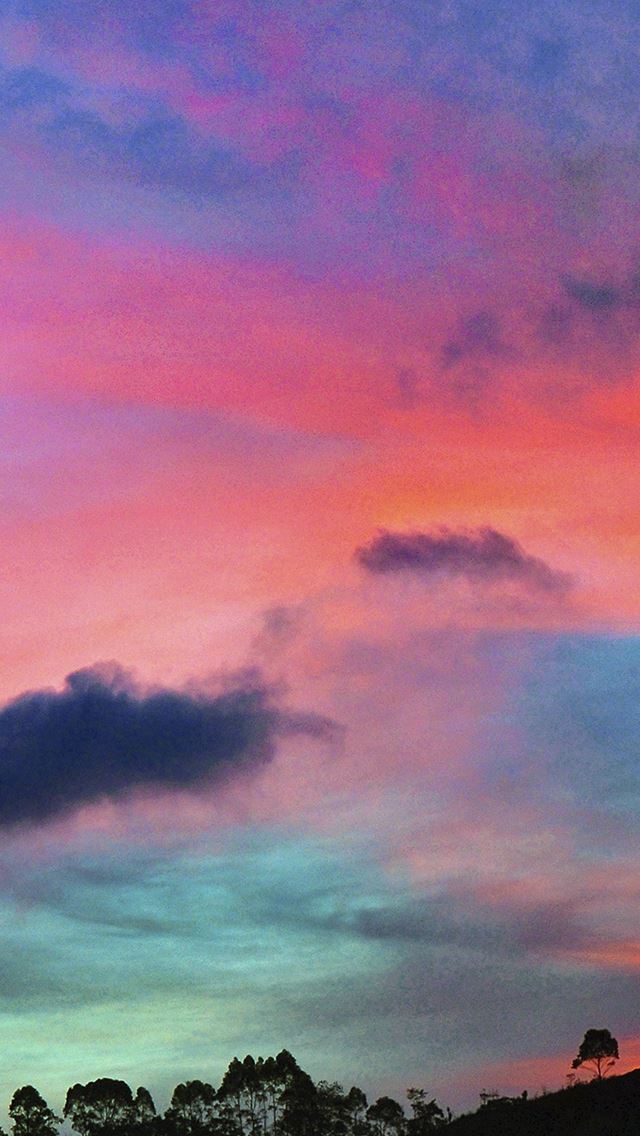 640x1136 Sky Rainbow Cloud Sunset Nature - beautiful iPhone Wallpaper