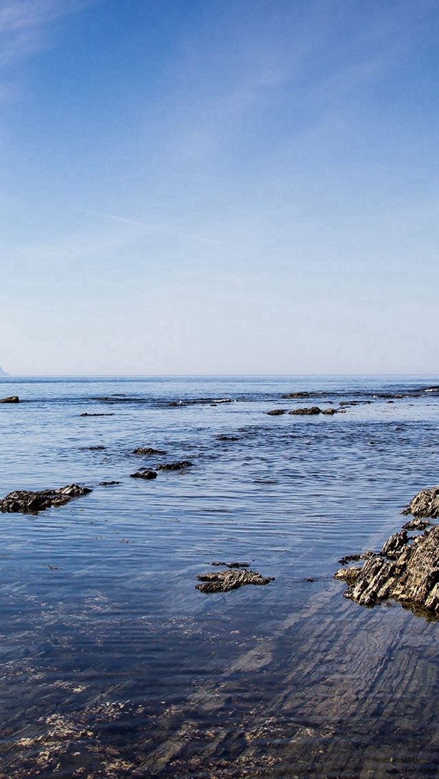 640x1136 Sea Rock Ocean Beach Nature Summer - pure iPhone Wallpaper
