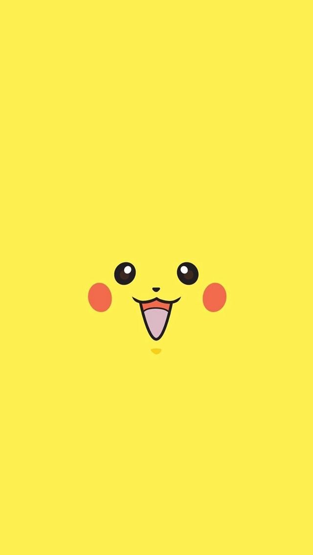 640x1136 Pikachu Pokemon Minimal Flat - pokemon iPhone Wallpaper