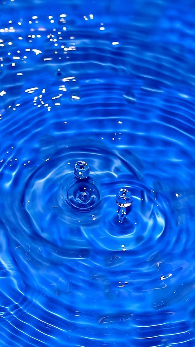 640x1136 Water Cool Blue Drop Swim - swim iPhone Wallpaper