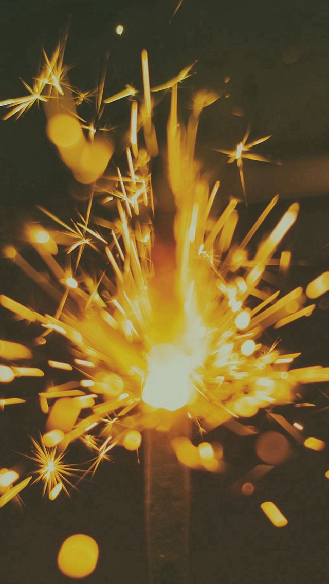 640x1136 Firework Light Bokeh Party - macro iPhone Wallpaper