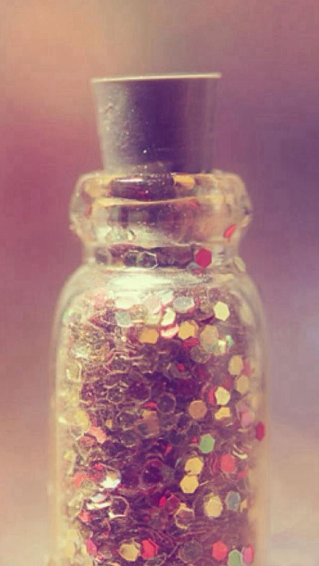 640x1136 Pure Aesthetic Romantic Wish Bling Bottle - wish iPhone Wallpaper