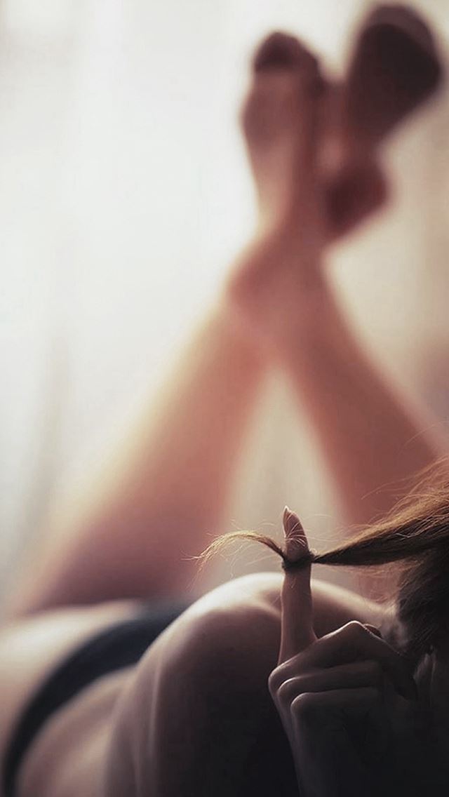 640x1136 Lazy Beauty Aesthetic Silhouette - pure iPhone Wallpaper