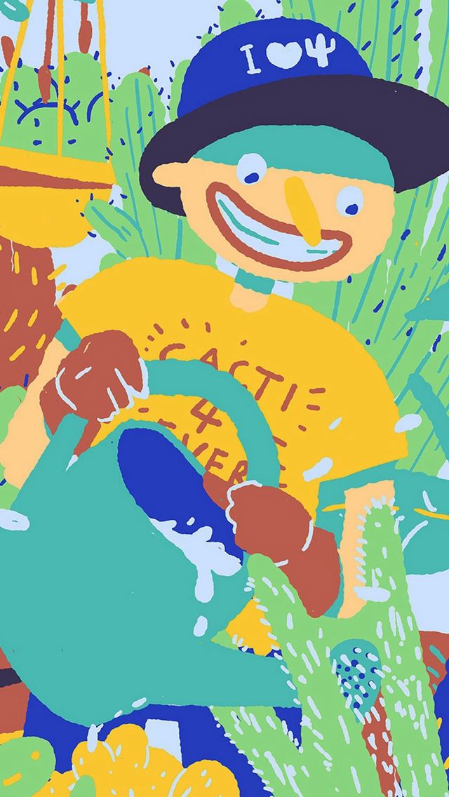 640x1136 Paint Digital Human Illustration Art - paint iPhone Wallpaper