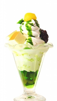 Cool Fruit Ice Cream Cup  wallpaper