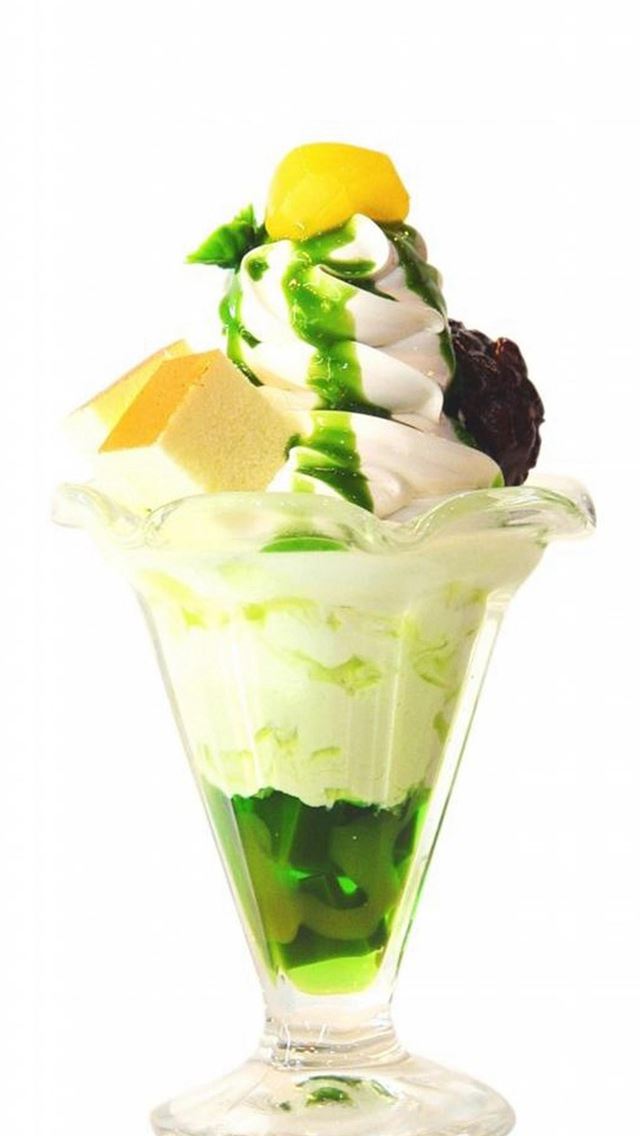 640x1136 Cool Fruit Ice Cream Cup  - yummy iPhone Wallpaper