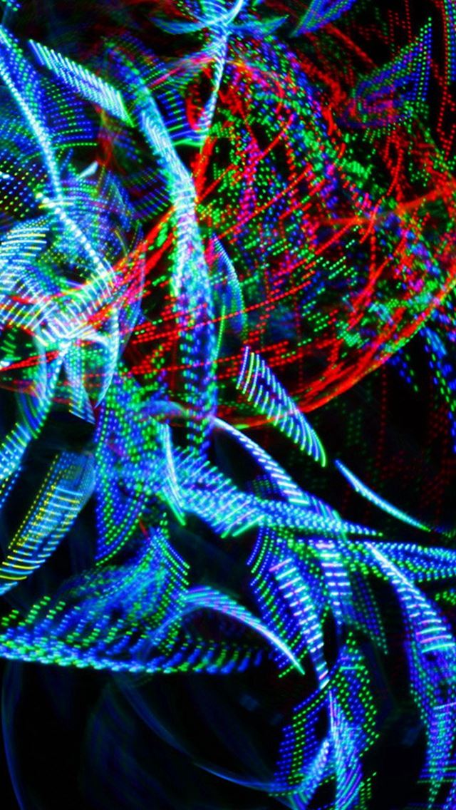 640x1136 Digital Abstract Color Art Pattern -  iPhone Wallpaper