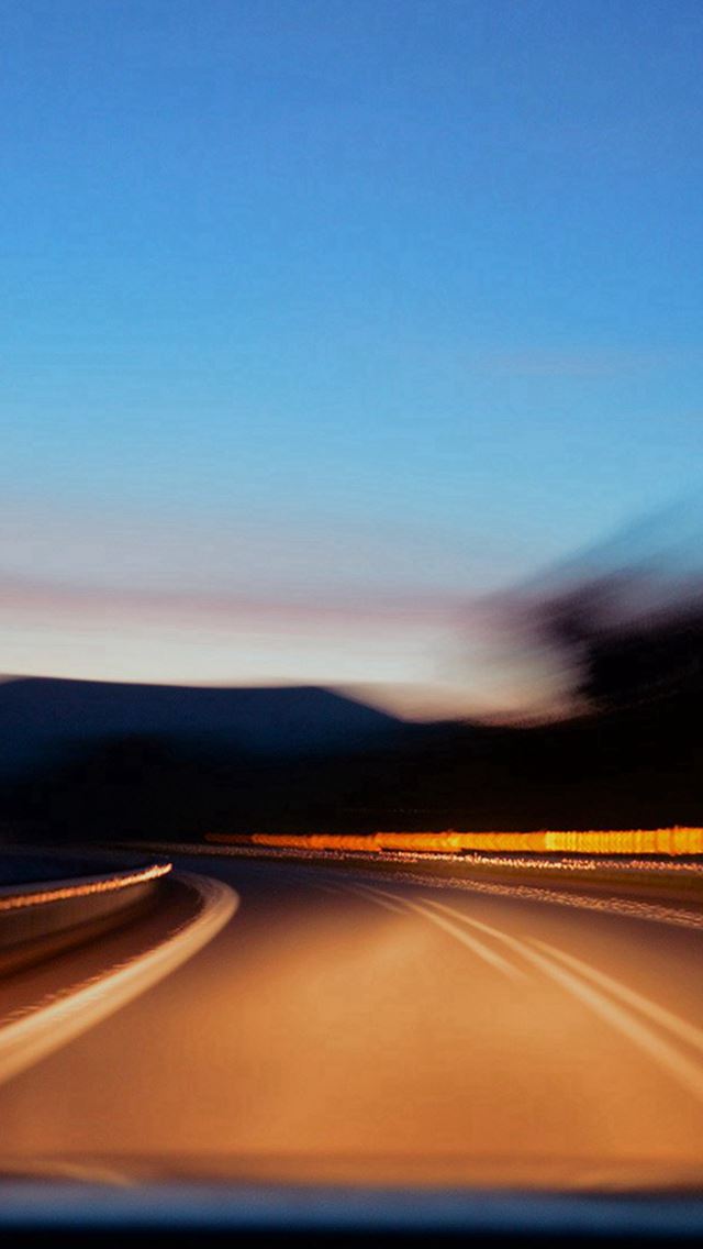 640x1136 Drive Away Fast Blur - blurry iPhone Wallpaper