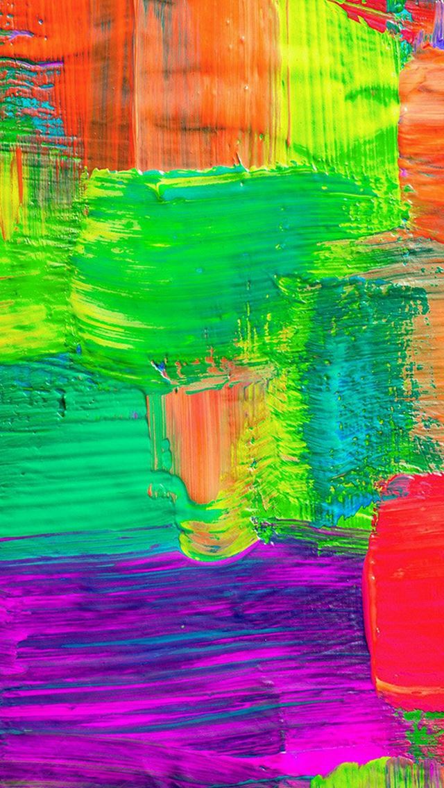 640x1136 Color Paint Pattern Texture - drawn iPhone Wallpaper
