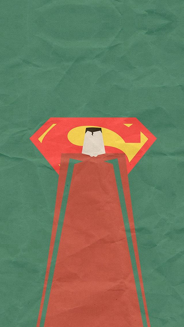640x1136 Superman Minimal Art Illustration Art - logo iPhone Wallpaper