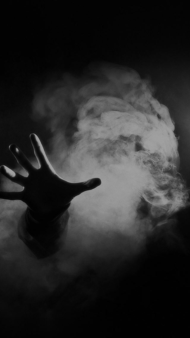 640x1136 Hand From Smoke Black - hand iPhone Wallpaper