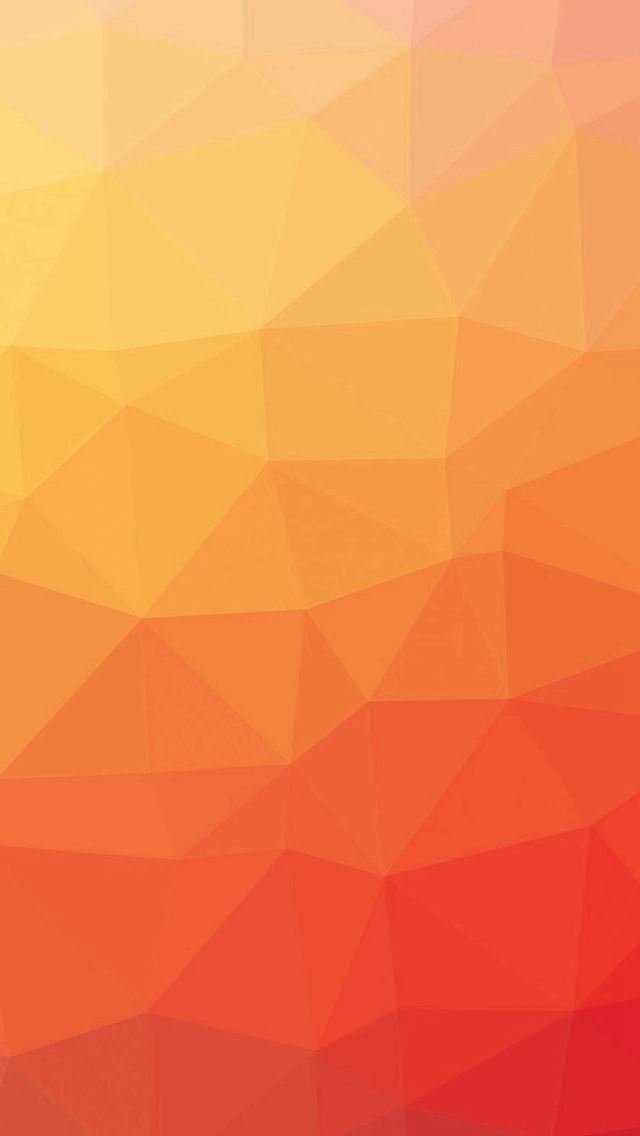 640x1136 Red And Yellow Polygon Pattern - color iPhone Wallpaper