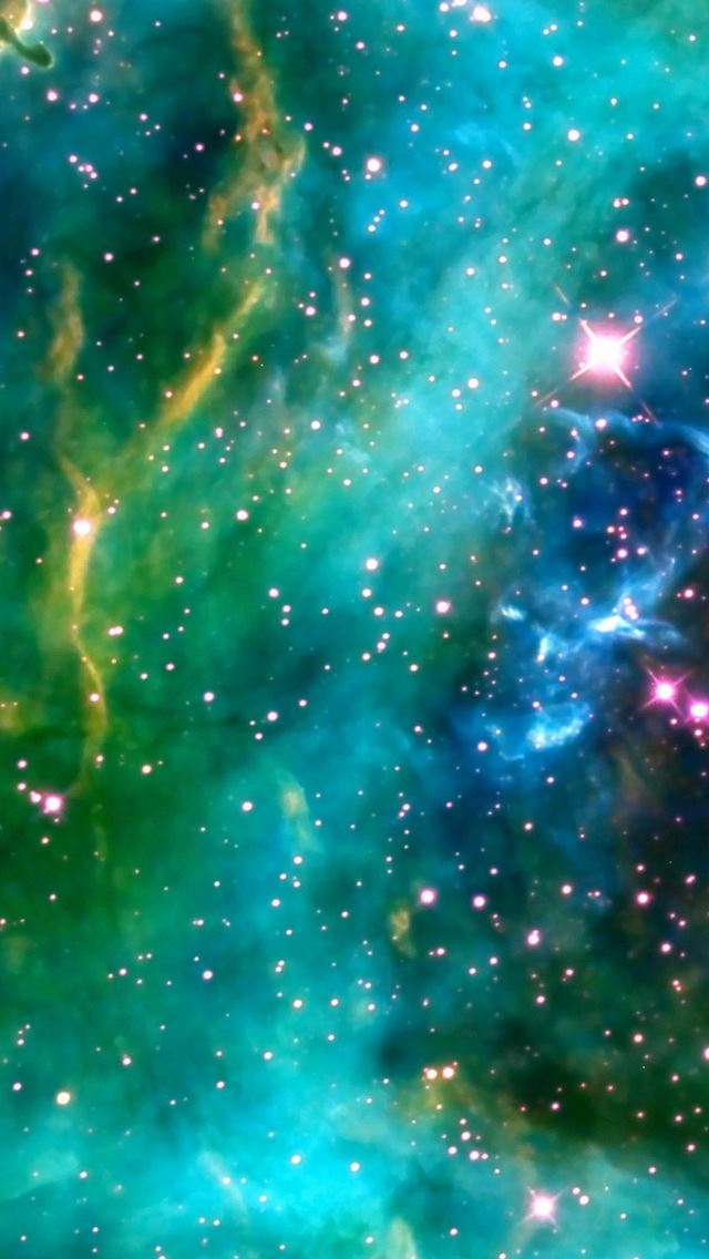 640x1136 Fantasy Space Pink Star -  iPhone Wallpaper