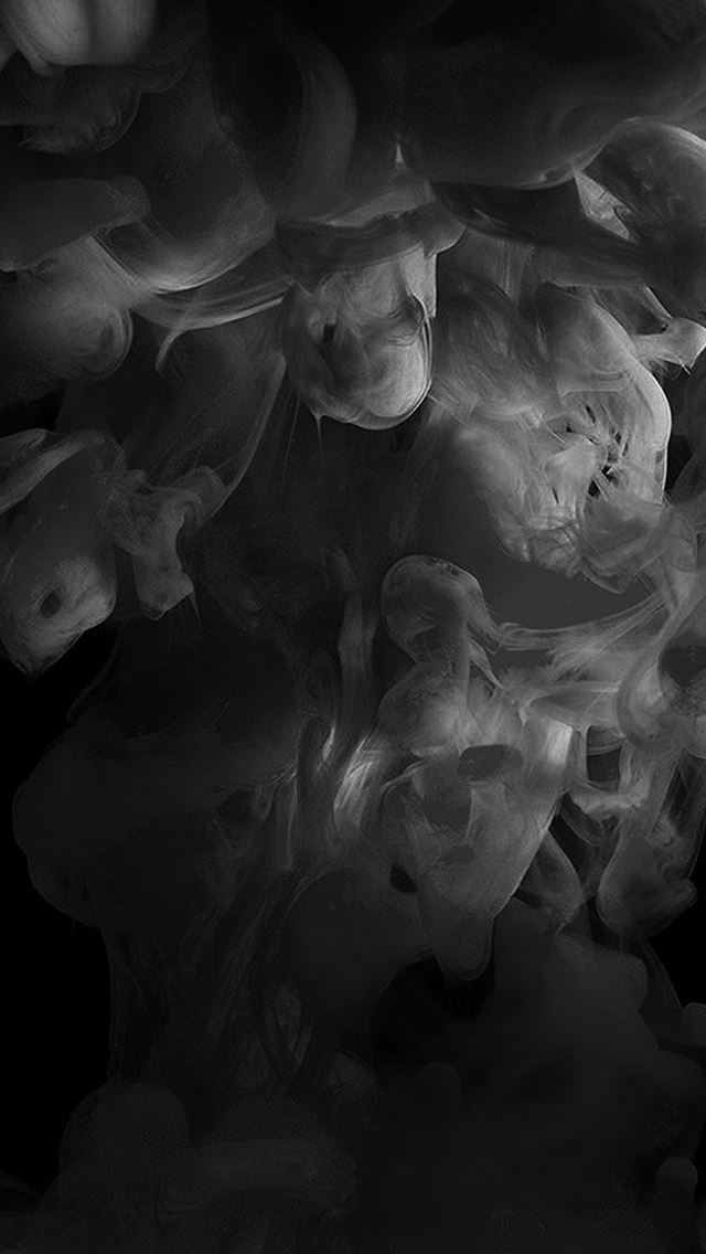 640x1136 Smoke Dark Bw Abstract Fog Art Illust - bw iPhone Wallpaper