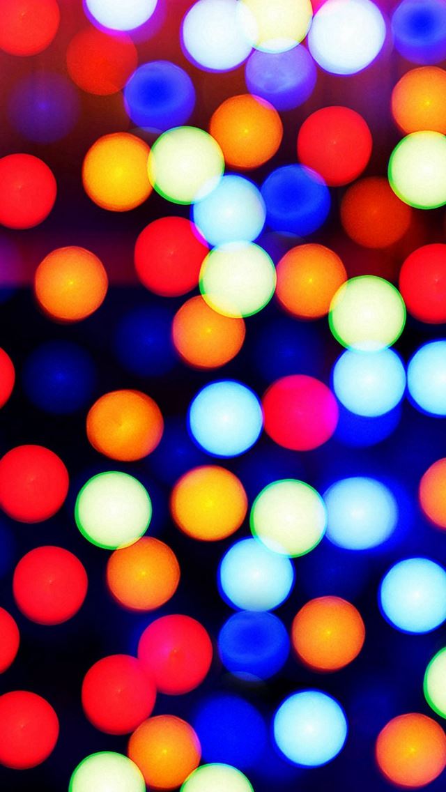 640x1136 Colorful Spots Background - neon light iPhone Wallpaper