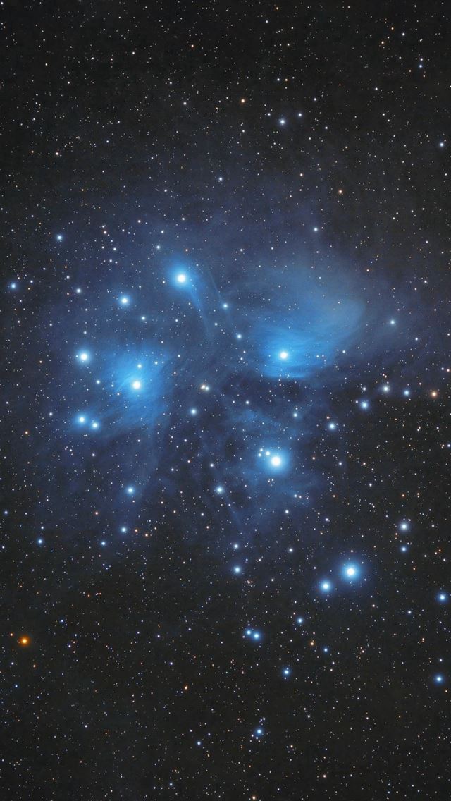640x1136 Amazing Blue Shiny Outer Space View - outer space iPhone Wallpaper