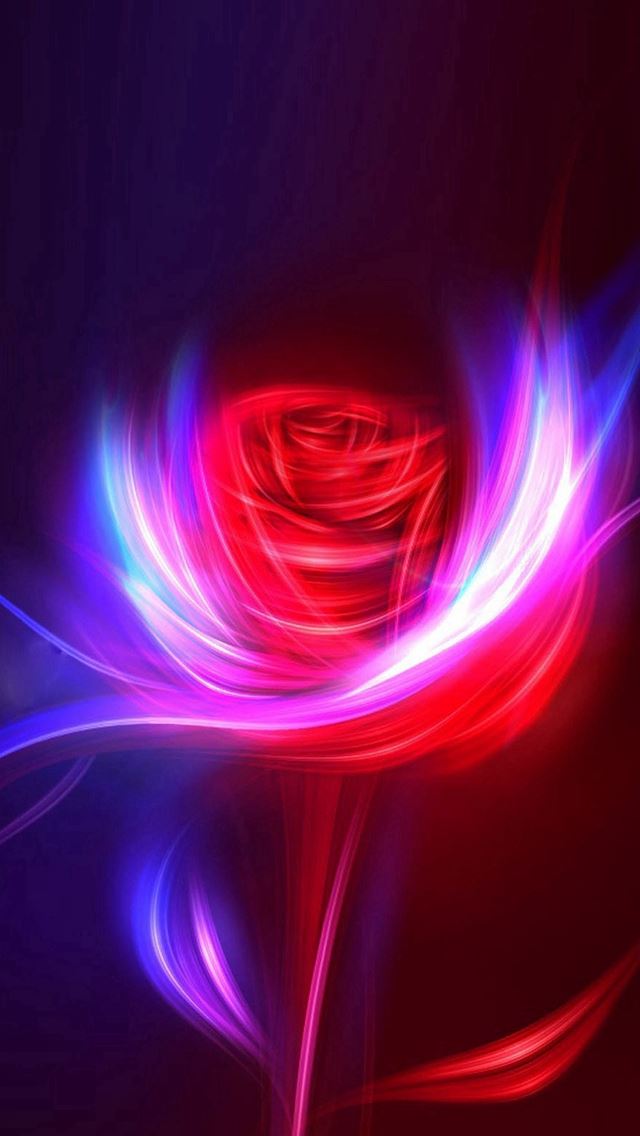 640x1136 Fantasy Rose Swirl Light Design Art - swirl iPhone Wallpaper