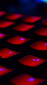 Dark Red Keyboard Coding wallpaper